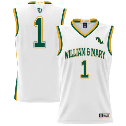 William & Mary Tribe Lightweight Gameday Greats White Basketball Jersey product image