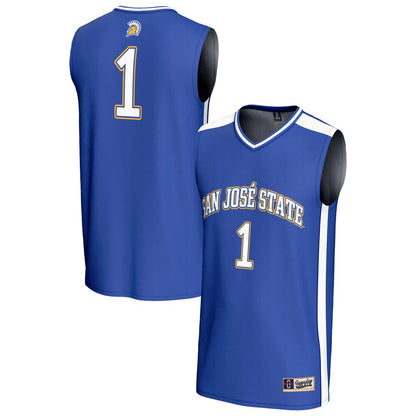 San Jose State Spartans Lightweight Gameday Greats Royal Basketball Jersey product image