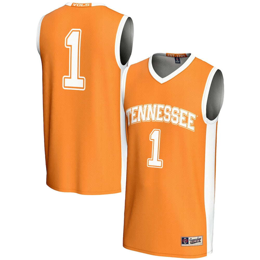 Tennessee Volunteers Lightweight Gameday Greats Orange Basketball Jersey product image