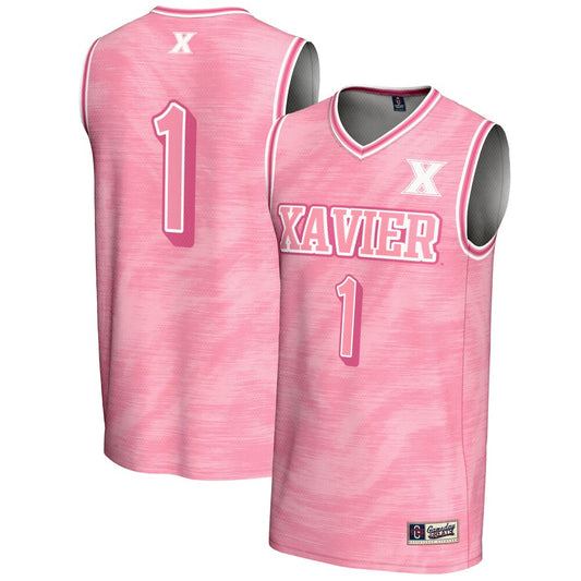 Xavier Musketeers Lightweight Gameday Greats Pink Basketball Jersey product image