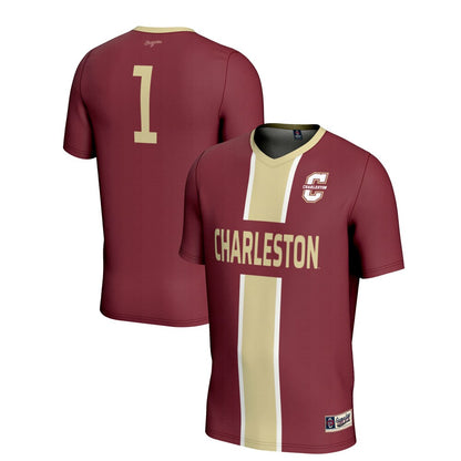 Charleston Cougars Lightweight Gameday Greats Maroon Soccer Jersey product image