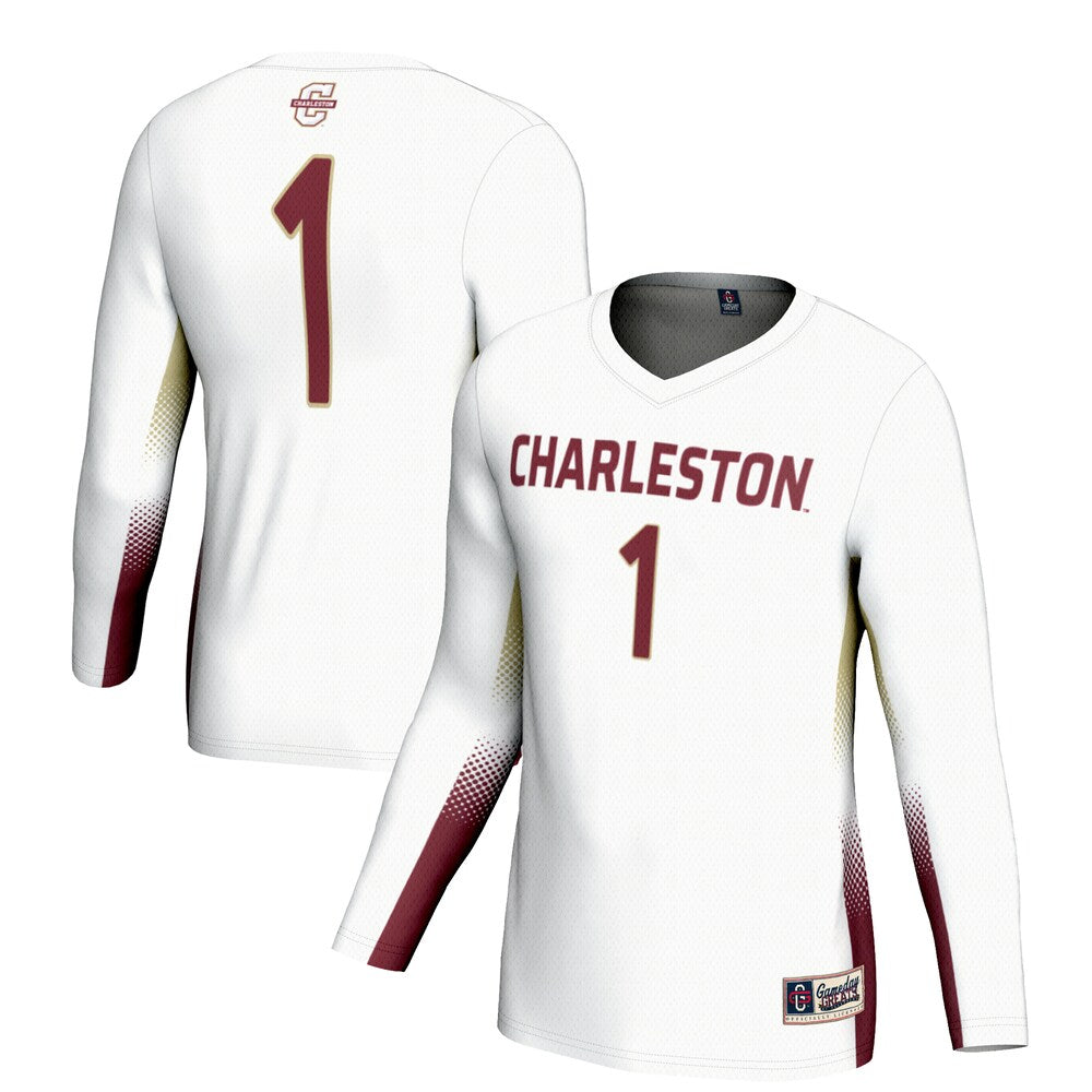 Charleston Cougars Lightweight Gameday Greats White Football Jersey product image