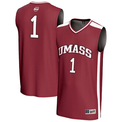 Umass Minutemen Lightweight Gameday Greats Maroon Basketball Jersey product image