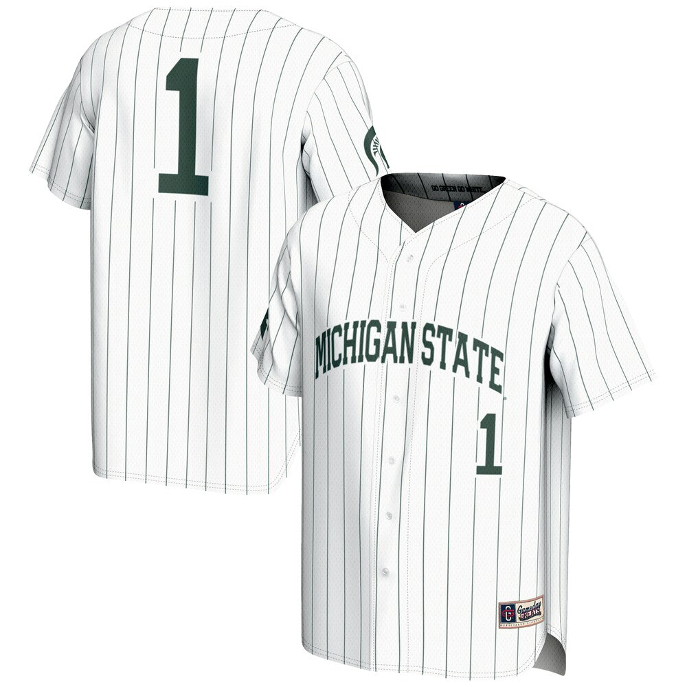 Michigan State Spartans Lightweight Gameday Greats White Baseball Jersey product image