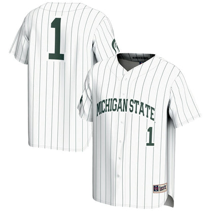 Michigan State Spartans Lightweight Gameday Greats White Baseball Jersey product image