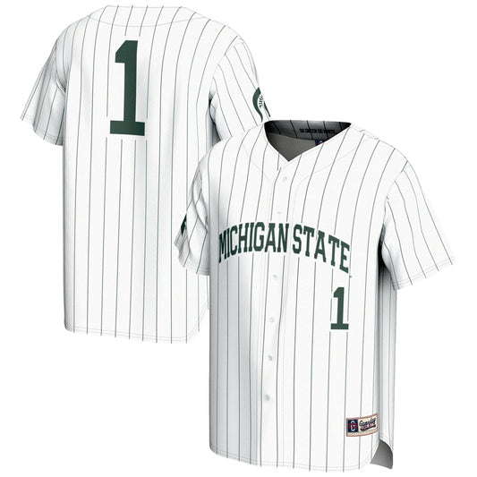 Michigan State Spartans Lightweight Gameday Greats White Baseball Jersey product image