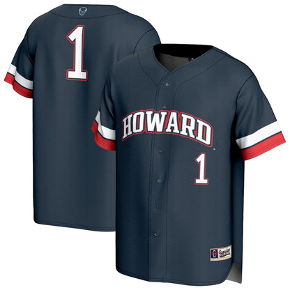 Howard Bison Gameday Greats Navy Baseball Jersey product image