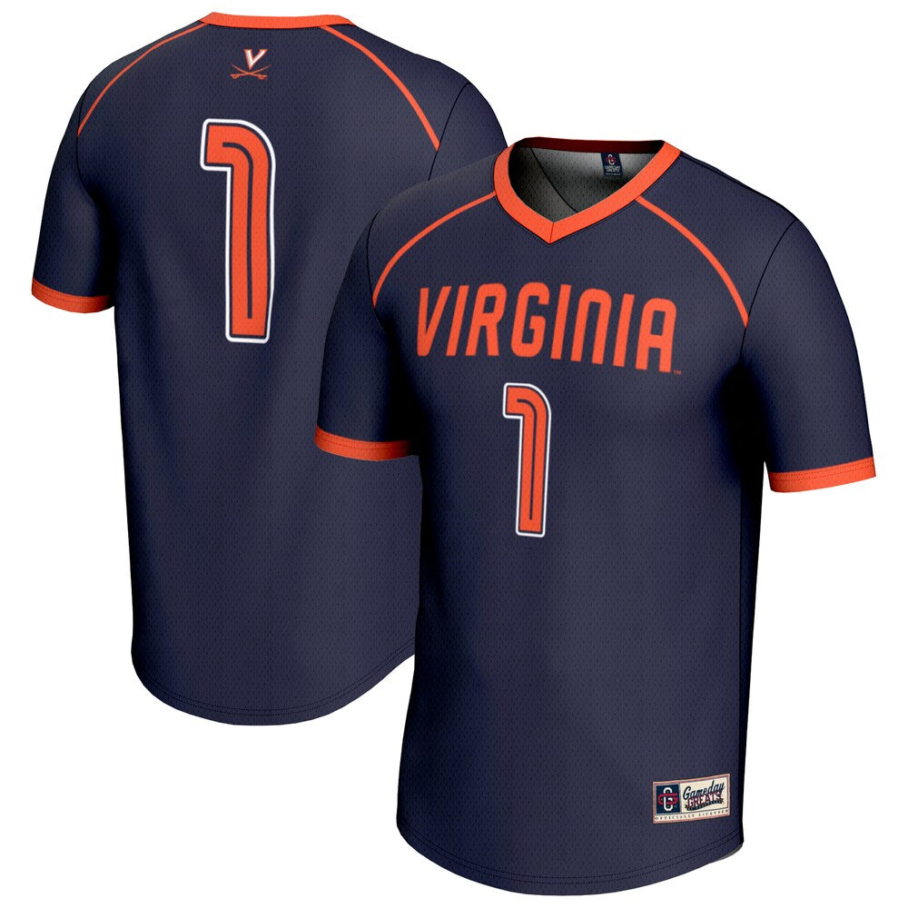 Virginia Cavaliers Lightweight Gameday Greats Navy Football Jersey product image