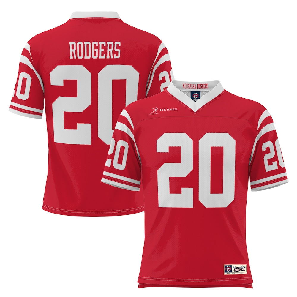Nebraska Huskers Lightweight Gameday Greats Scarlet Football Jersey product image