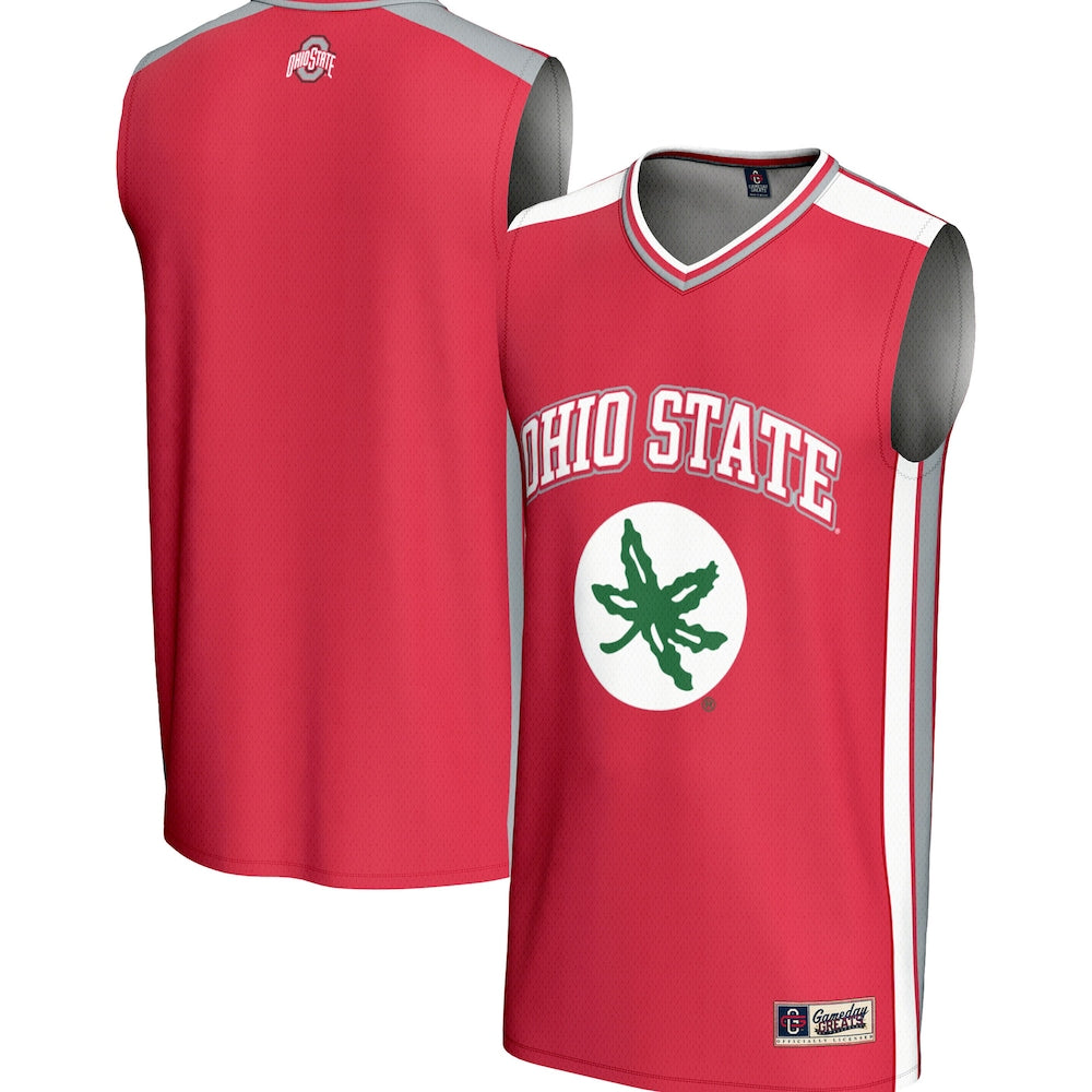 Ohio State Buckeyes Gameday Greats Scarlet Basketball Jersey product image