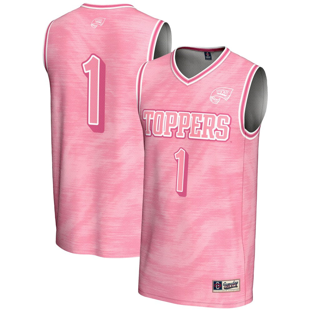 Western Kentucky Hilltoppers Lightweight Gameday Greats Pink Basketball Jersey product image