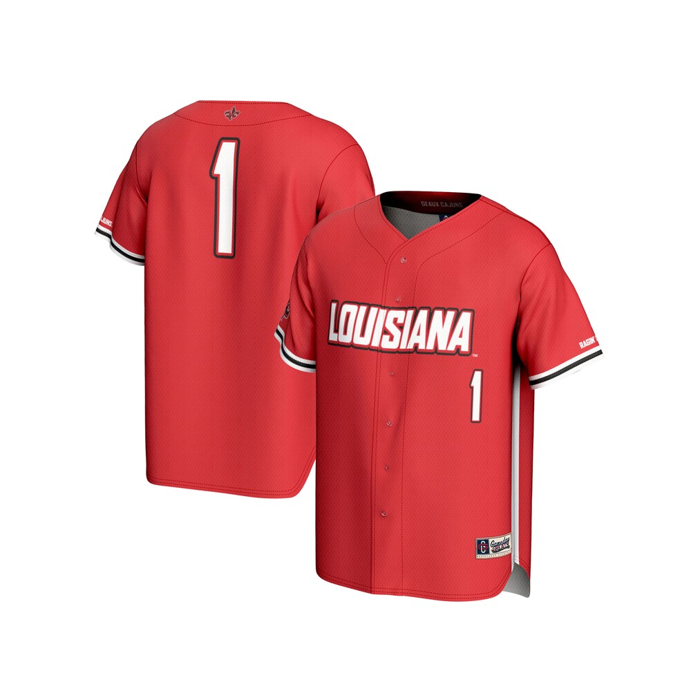 Louisiana Ragin' Cajuns Lightweight Gameday Greats Cardinal Baseball Jersey product image