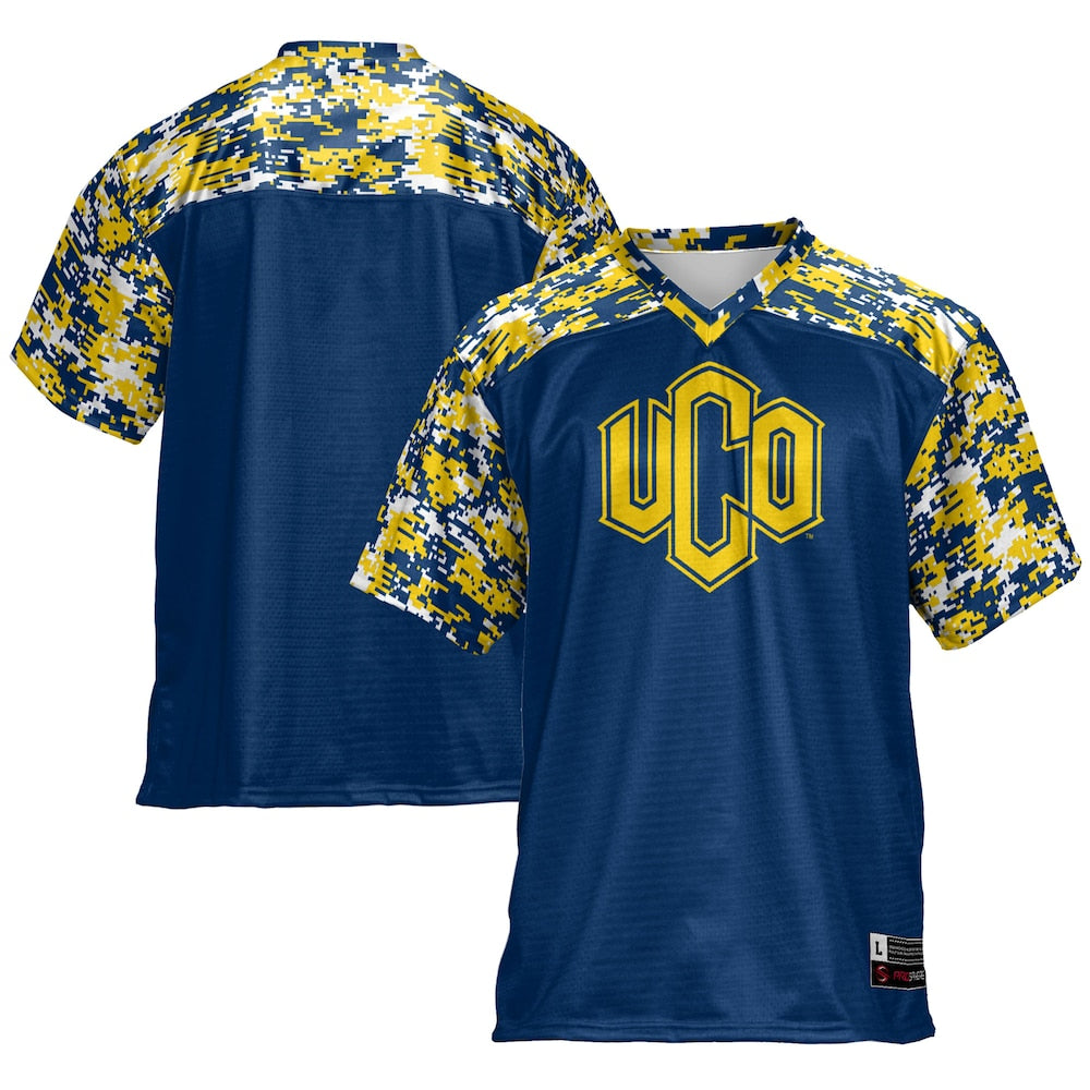 Central Oklahoma Bronchos Gameday Greats Blue Football Jersey product image