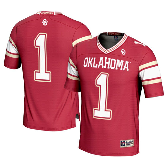 Oklahoma Sooners Gameday Greats Crimson Football Jersey product image