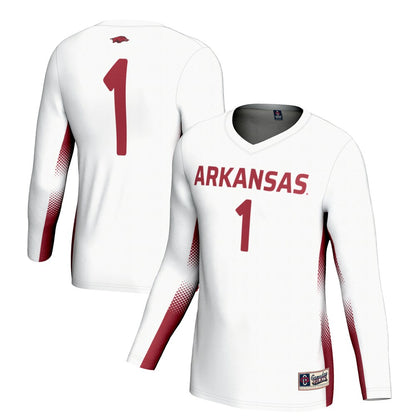 Arkansas Razorbacks Lightweight Gameday Greats White Football Jersey product image