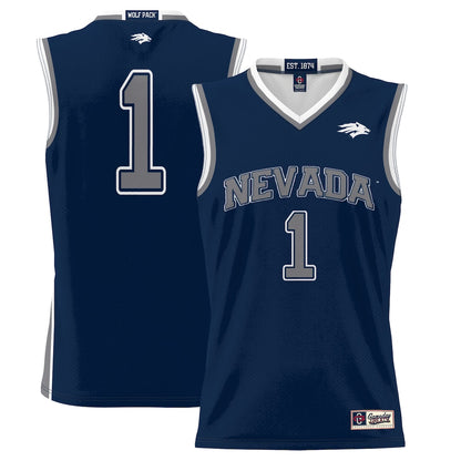 Nevada Wolf Pack Lightweight Gameday Greats Navy Basketball Jersey product image
