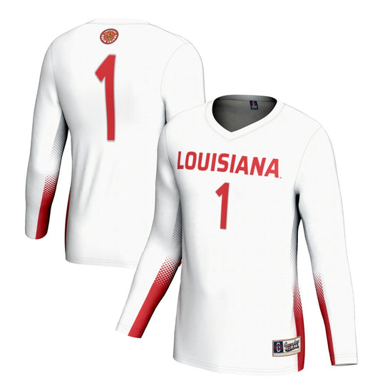 Louisiana Ragin' Cajuns Lightweight Gameday Greats White Football Jersey product image