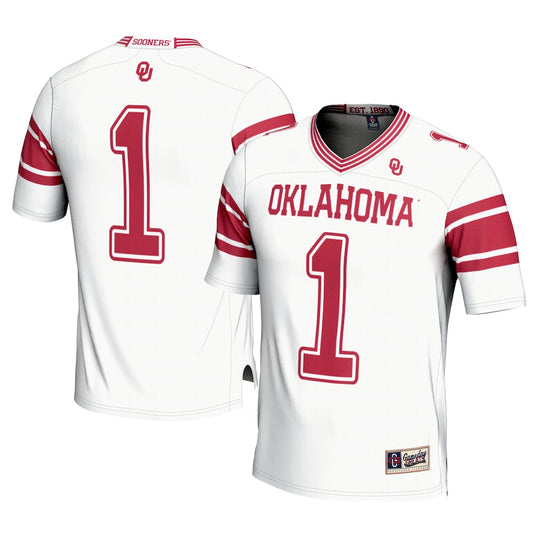 Oklahoma Sooners Gameday Greats White Football Jersey product image