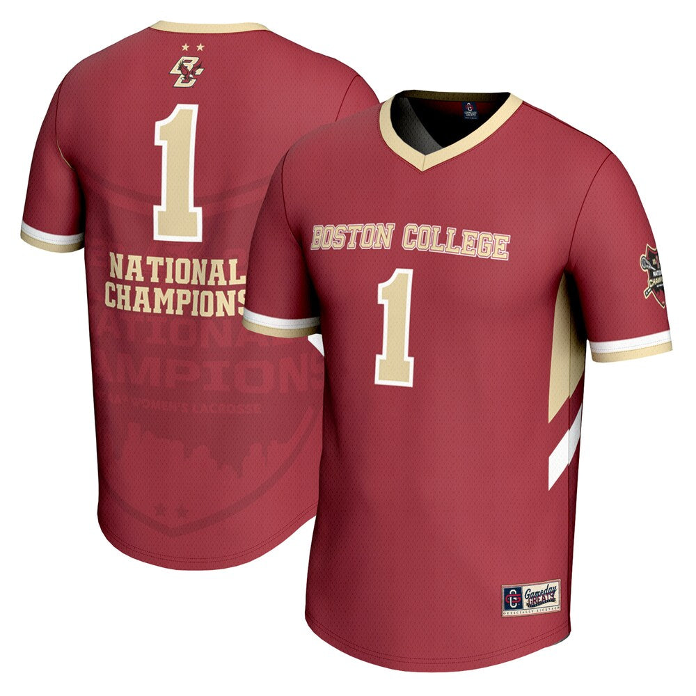 Boston College Eagles 2024 Lightweight Gameday Greats Maroon Football Jersey product image