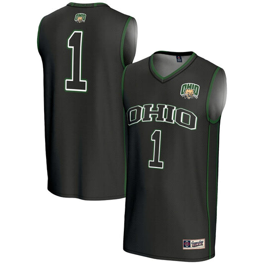 Ohio Bobcats Lightweight Gameday Greats Black Basketball Jersey product image