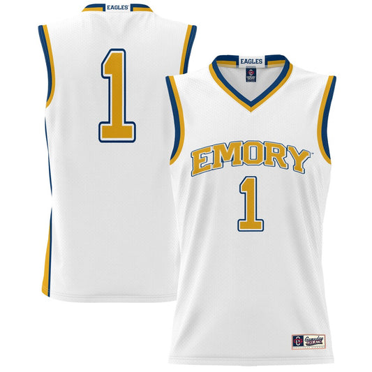 Emory Eagles Lightweight Gameday Greats White Basketball Jersey product image