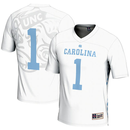 North Carolina Tar Heels Lightweight Gameday Greats White Football Jersey product image