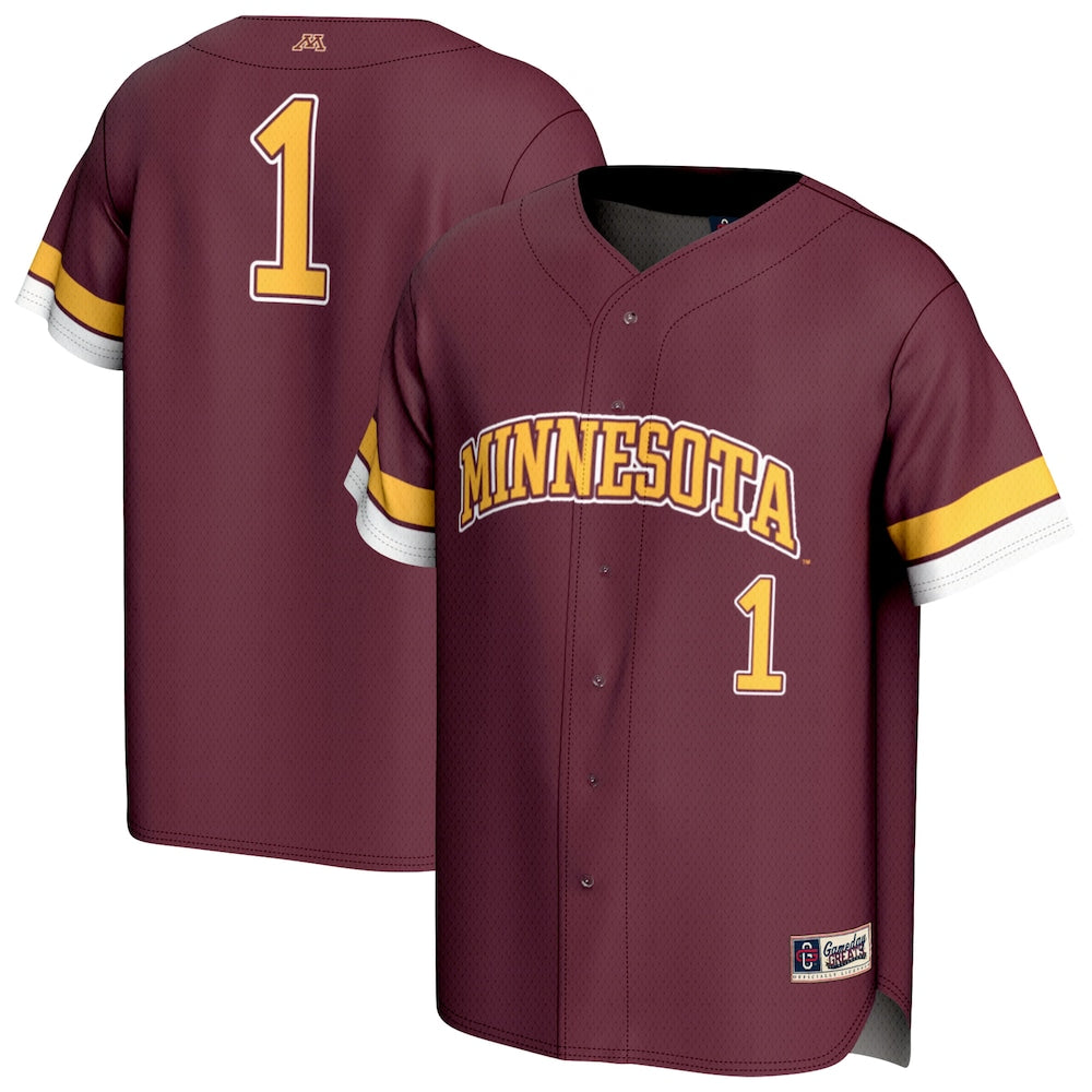 Minnesota Golden Gophers Lightweight Gameday Greats Maroon Baseball Jersey product image