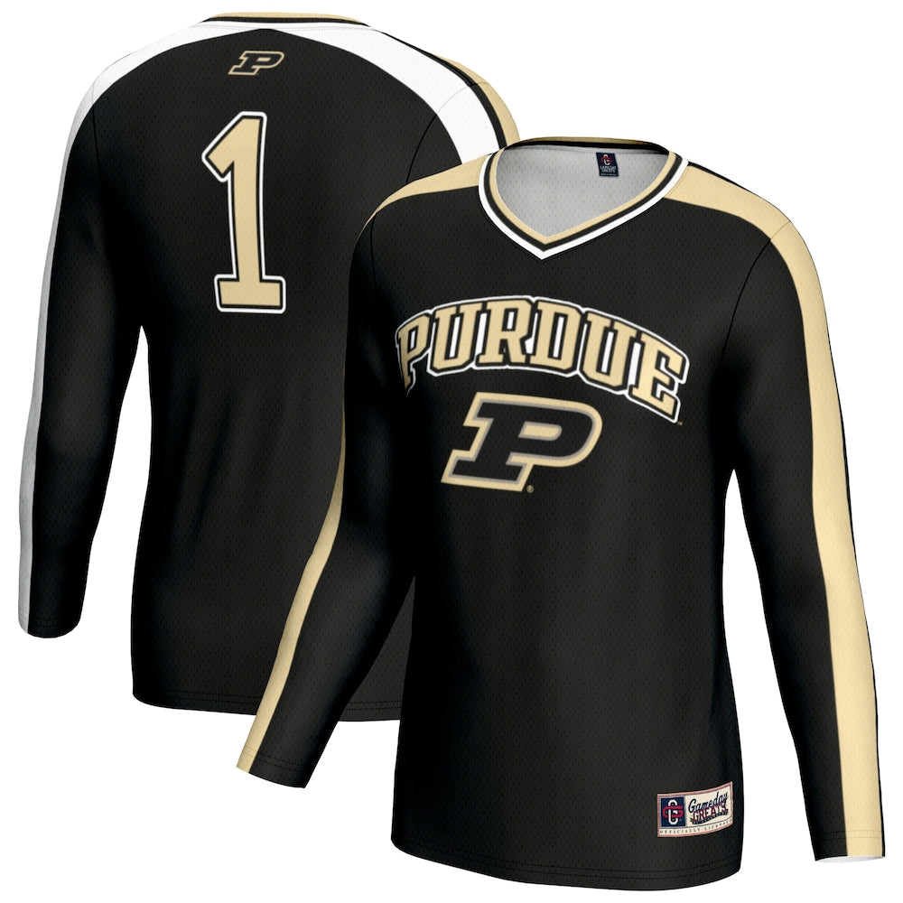 Purdue Boilermakers Lightweight Gameday Greats Black Football Jersey product image