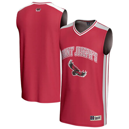 Saint Joseph's Hawks Gameday Greats Crimson Basketball Jersey product image