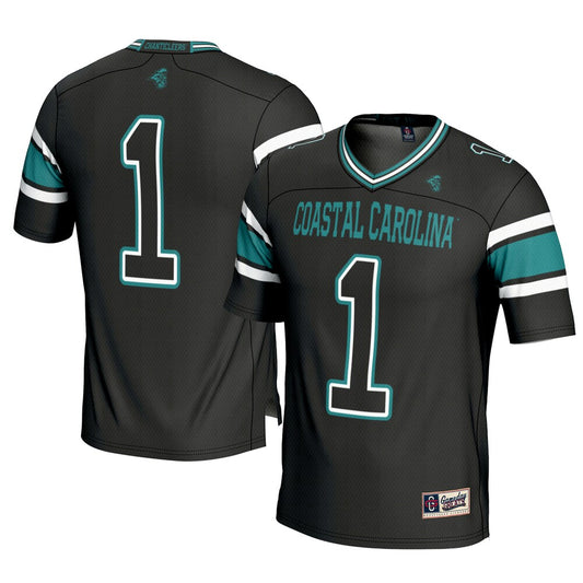 Coastal Carolina Chanticleers Gameday Greats Black Football Jersey product image