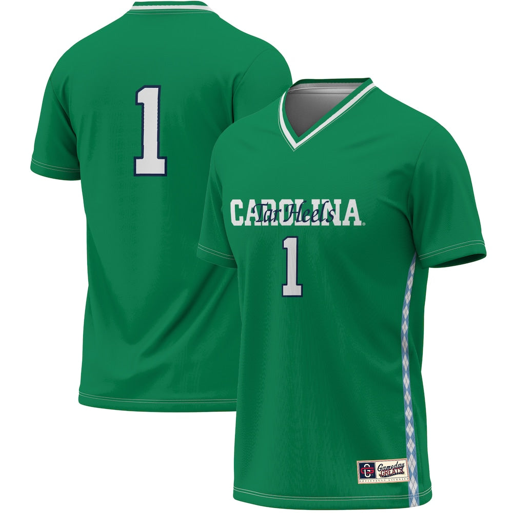 North Carolina Tar Heels Lightweight Gameday Greats Green Soccer Jersey product image