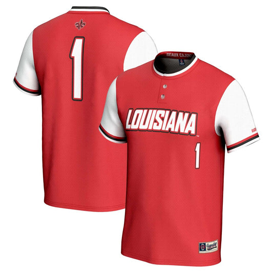 Louisiana Ragin' Cajuns Lightweight Gameday Greats Cardinal Football Jersey product image