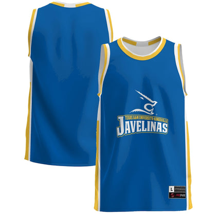 Texas A&m Kingsville Javelinas Lightweight Gameday Greats Blue Basketball Jersey product image