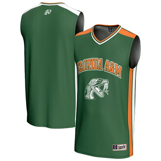 Florida A&m Rattlers Gameday Greats Green Basketball Jersey product image