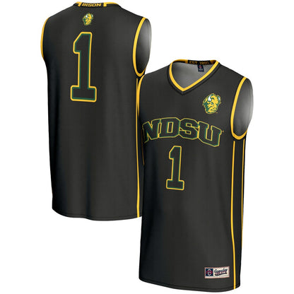 Ndsu Bison Lightweight Gameday Greats Black Basketball Jersey product image