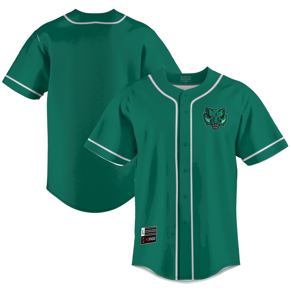 Binghamton Bearcats Lightweight Gameday Greats Green Baseball Jersey product image