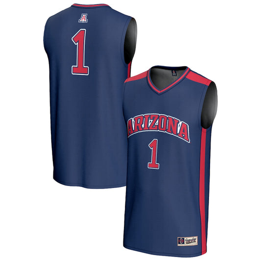 Arizona Wildcats Lightweight Gameday Greats Navy Basketball Jersey product image