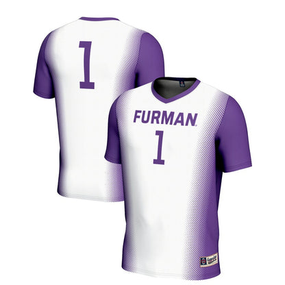 Furman Paladins Lightweight Gameday Greats White Soccer Jersey product image