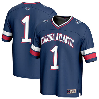 Florida Atlantic Owls Lightweight Gameday Greats Navy Football Jersey product image