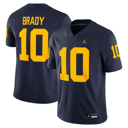 Michigan Wolverines Game Navy Football Jersey product image