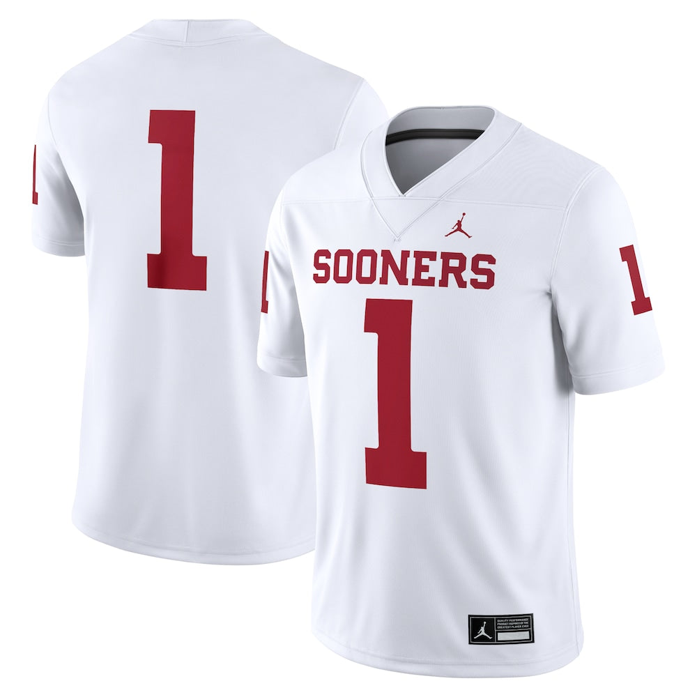 Oklahoma Sooners Game White Football Jersey product image