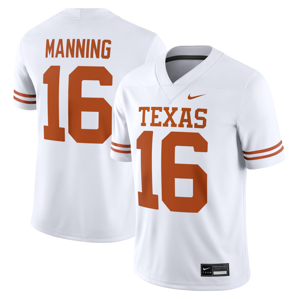 Texas Longhorns Game White Football Jersey product image