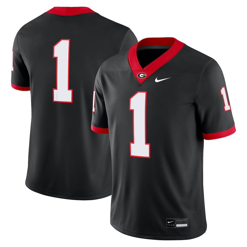 Georgia Bulldogs 9 Alternate Game Black Football Jersey product image