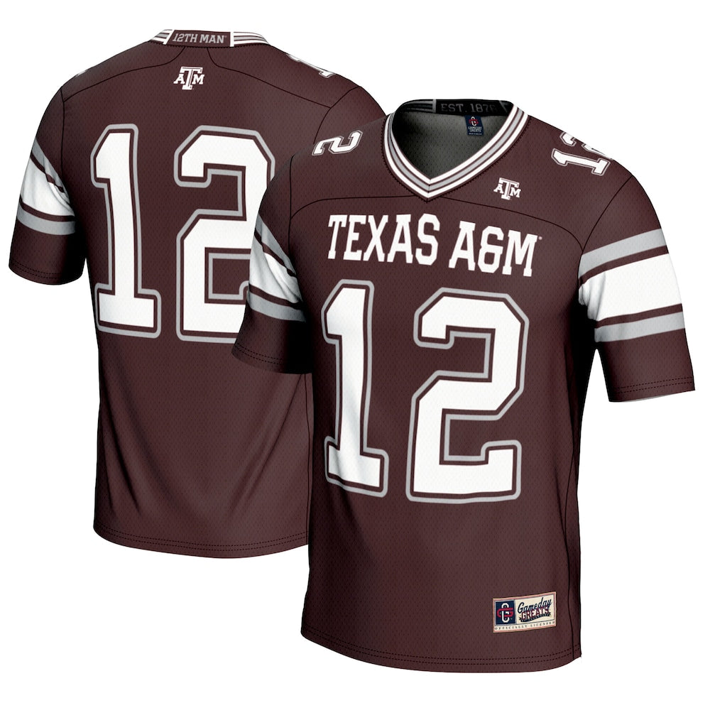 Texas A&m Aggies Lightweight Gameday Greats Maroon Football Jersey product image