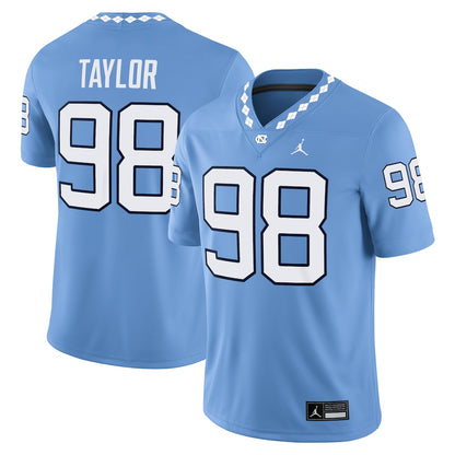North Carolina Tar Heels Home Game Blue Football Jersey product image