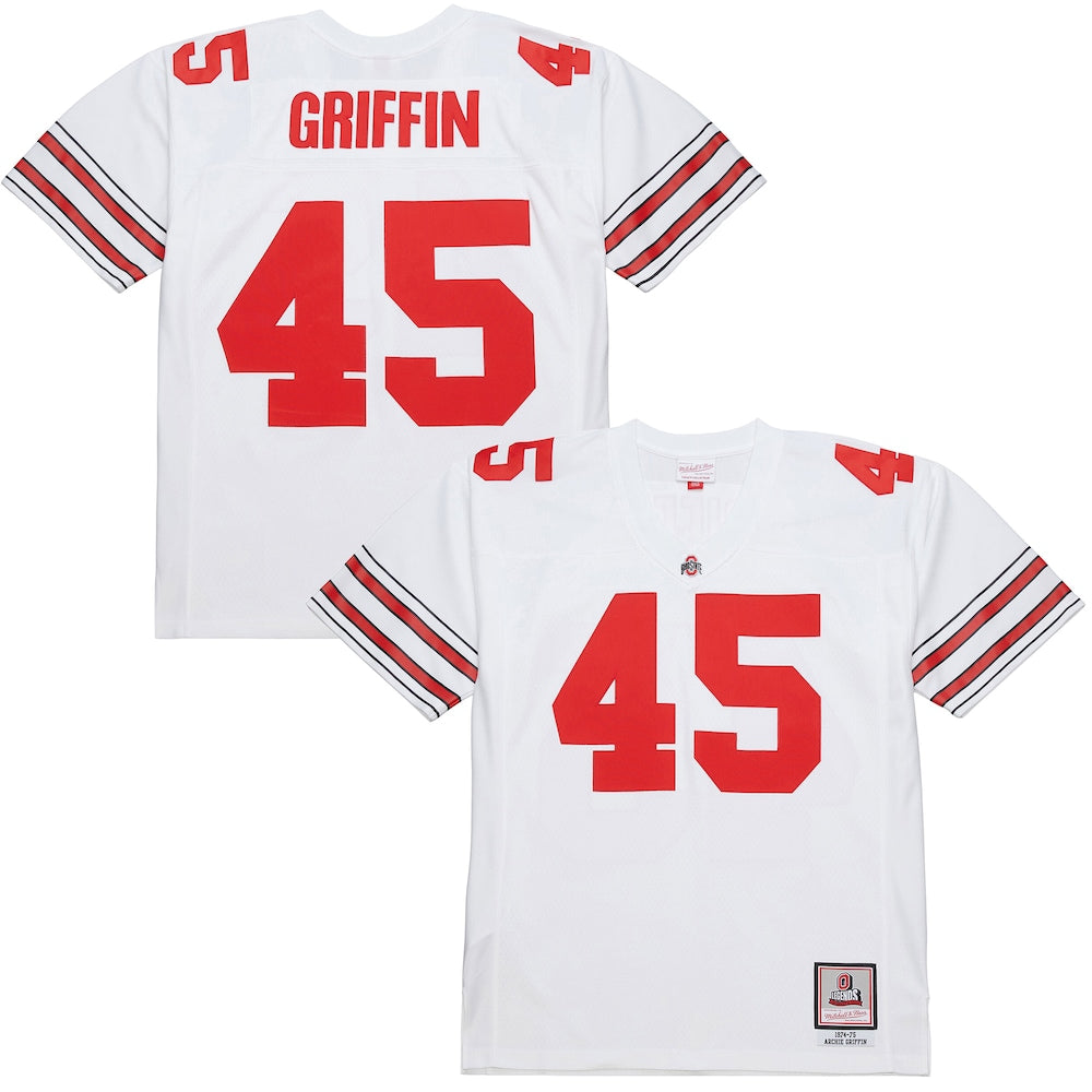 Ohio State Buckeyes 1975 Legacy White Football Jersey product image