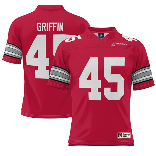 Ohio State Buckeyes Gameday Greats Scarlet Football Jersey product image
