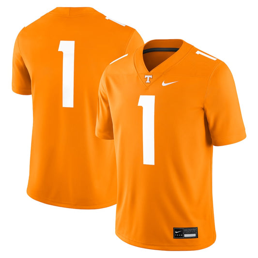 Tennessee Volunteers #1 Game Orange Football Jersey product image