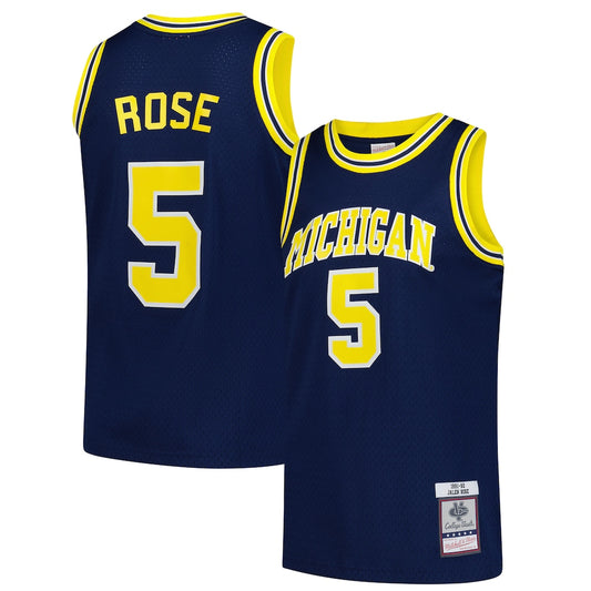 Michigan Wolverines Swingman Navy Football Jersey product image