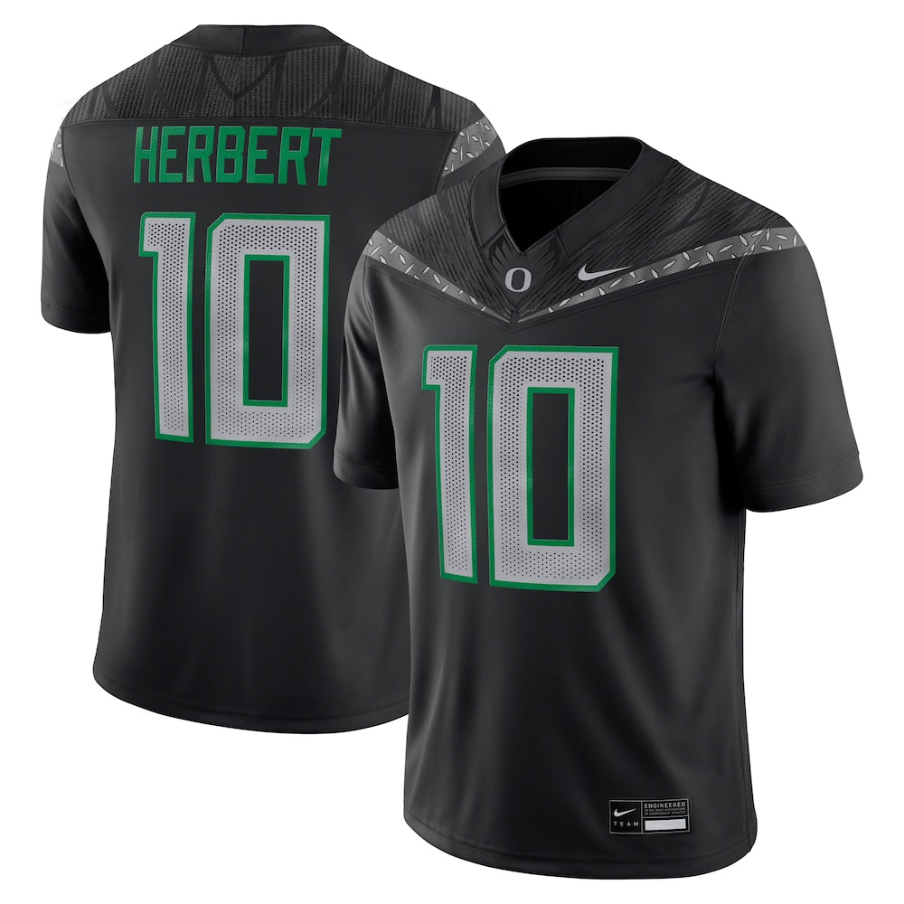 Oregon Ducks 7 Game Black Football Jersey product image
